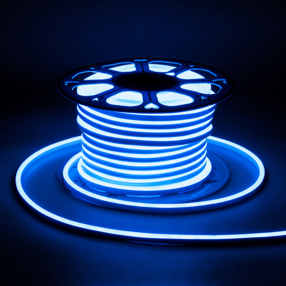220V MAVİ NEON LED