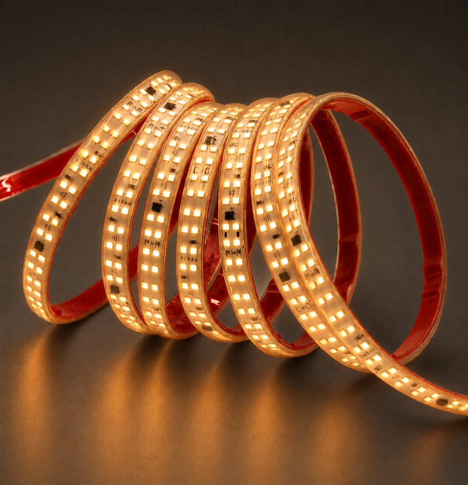 220V 240 LED'Lİ AMBER ŞERİT LED